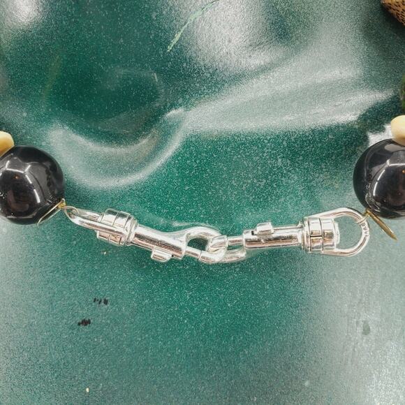 Coreen Vintage Wood Necklace Tribal Chunky Ethnic Bead Statement Art Superb READ - Picture 6 of 7